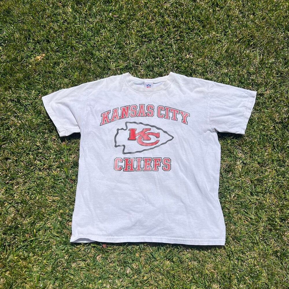 2000s Kansas city chiefs logo tee mens size L